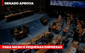 Senado Aprova Linha De Crédito De R$190 Bi Para Micro E Pequenas Empresas Contabilidade Em Brasília - Contabilidade em Brasília