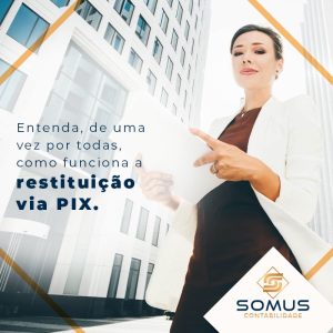 Entenda De Uma Vez Por Todas Como Funciona A Restituicao Via Pix Feed - Contabilidade em Brasília