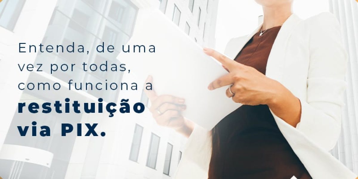 Entenda De Uma Vez Por Todas Como Funciona A Restituicao Via Pix Feed - Contabilidade em Brasília