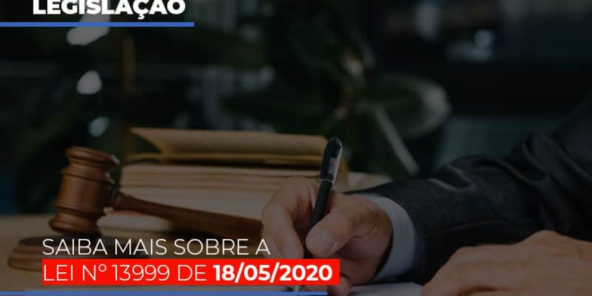 Lei N 13999 De 18 05 2020 Contabilidade Em Brasília - Contabilidade em Brasília